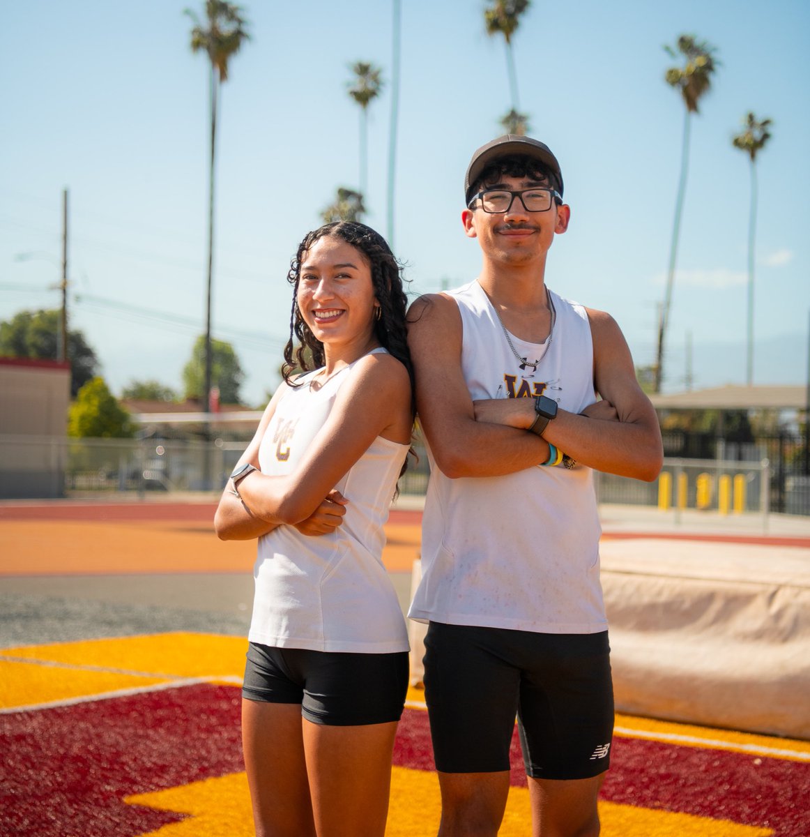 Good luck to Becky (3200m) and Derek (800m) at CIF SS Finals!