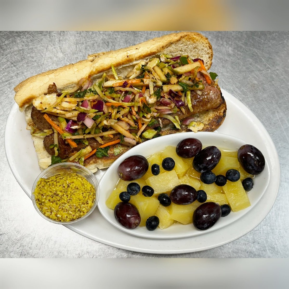 This week, we are bringing back a favorite weekly food special – our House-Smoked Brats! Served on a toasted roll, with whole grain Dijon mustard, house slaw, and a side item of your choice.
#BrewedOnBase #Indianapolis #FtBenIN #WhyILoveLawrence