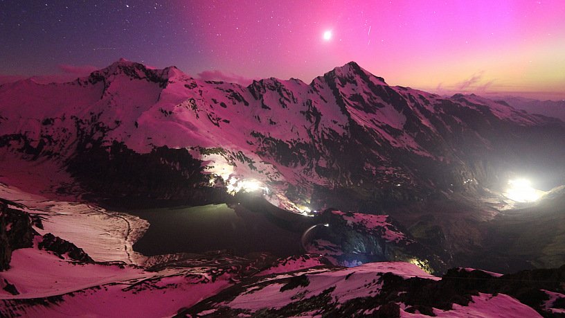 Aurora Boreal #Austria