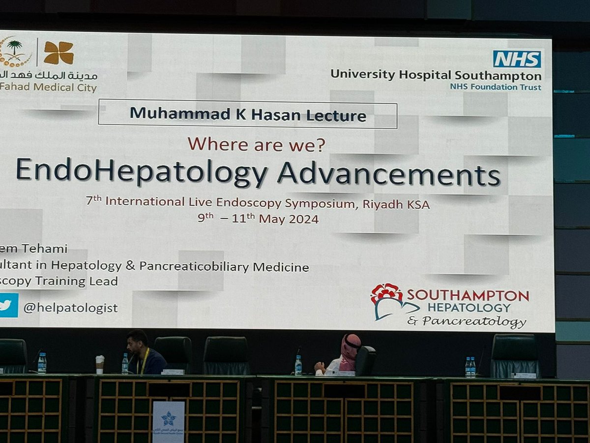 I was deeply honored to present the 'Muhammad K Hasan lecture' at #SIAESS24 🇸🇦 @DrHasan_Orlando has revolutionized pt care through his tireless efforts to train endoscopists worldwide, including his contributions to enhance training & service standards at #KFMCKing since 2014