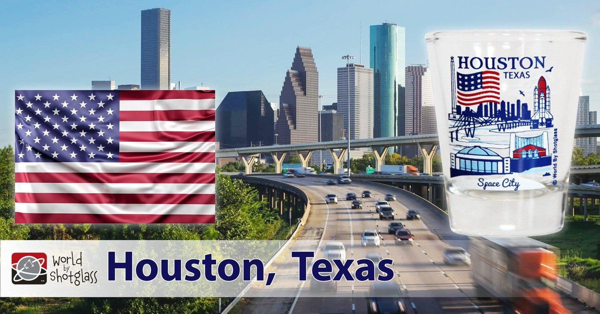 Houston is the largest city in the United States by total area, whose government is not consolidated with that of a county, parish or borough. Get your special Houston products today: bit.ly/2qw8s1h #Houston #WorldByShotGlass #Shotglass #VisitHouston