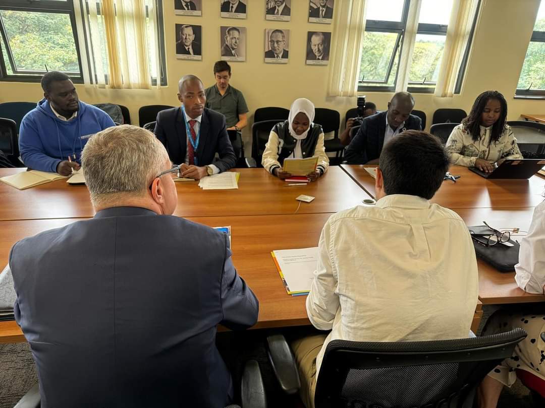Led the delegation of @unhabitatyouth in  meeting  the UN ASG on youth Affairs, <a href="/felipepaullier/">Felipe Paullier</a> and our <a href="/UNHABITAT/">UN-Habitat</a>  E.D, <a href="/MichalMlynar/">Michal Mlynár</a>.

We look forward to working closely with <a href="/UNYouthAffairs/">UN Youth Office</a>  to ensure youths contribute to the realization of the #SDGs and the 2030 Youth Agenda!