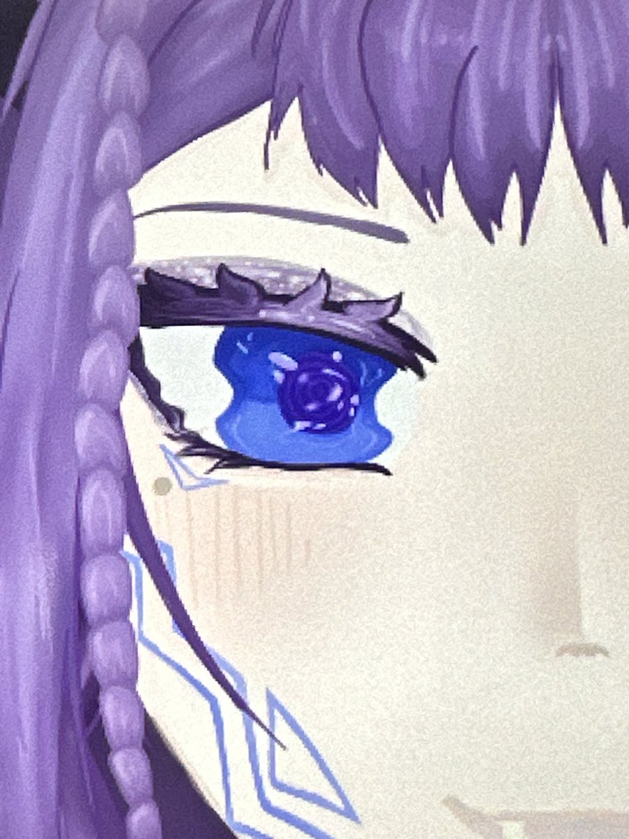 💟Update: I might be changing the eyes 👀 I promise it will look better once it’s done

 #Vtubers #VtuberDebut #Art