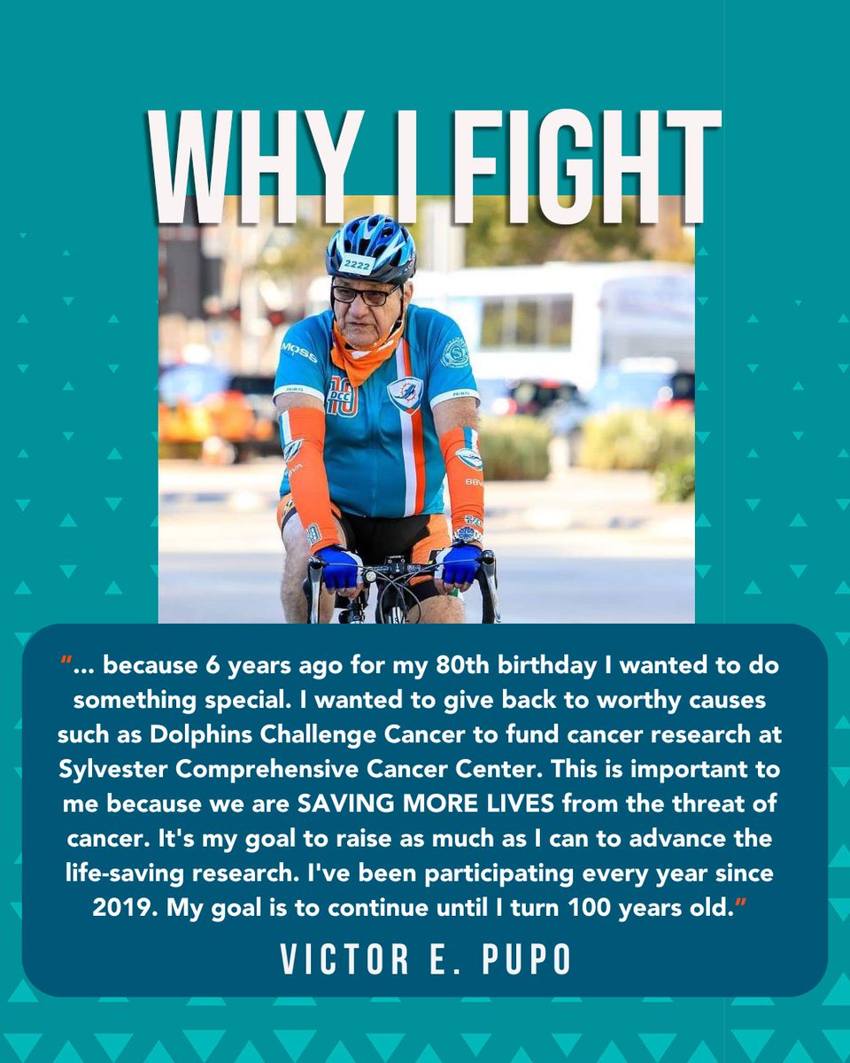 You’re never too old to be a cancer fighter and Victor is proof of that! 

Read more about what being a DCC fighter means to this 86-year old. 

#OneTeamOneFight