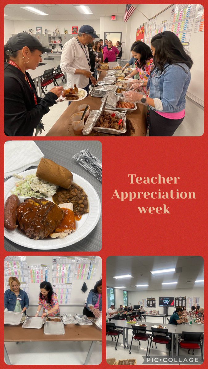 As our Teacher of the Year Ms. Olivas, said,“The best teachers deserve the best meal!” Thank you STUCO for the delicious State Line lunch for the best teachers in the biz! Although we appreciate you everyday, we sure hope you enjoyed your week. #CAVSNeverSurrender @HANKSMSYISD