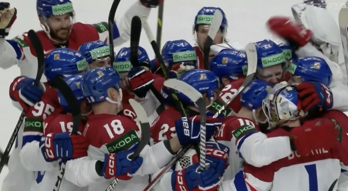 Czechia win 1-0 in their opener against Finland in a shootout‼️🚨🇨🇿 #Czechia #IIHF #MensWorlds #CZEFIN