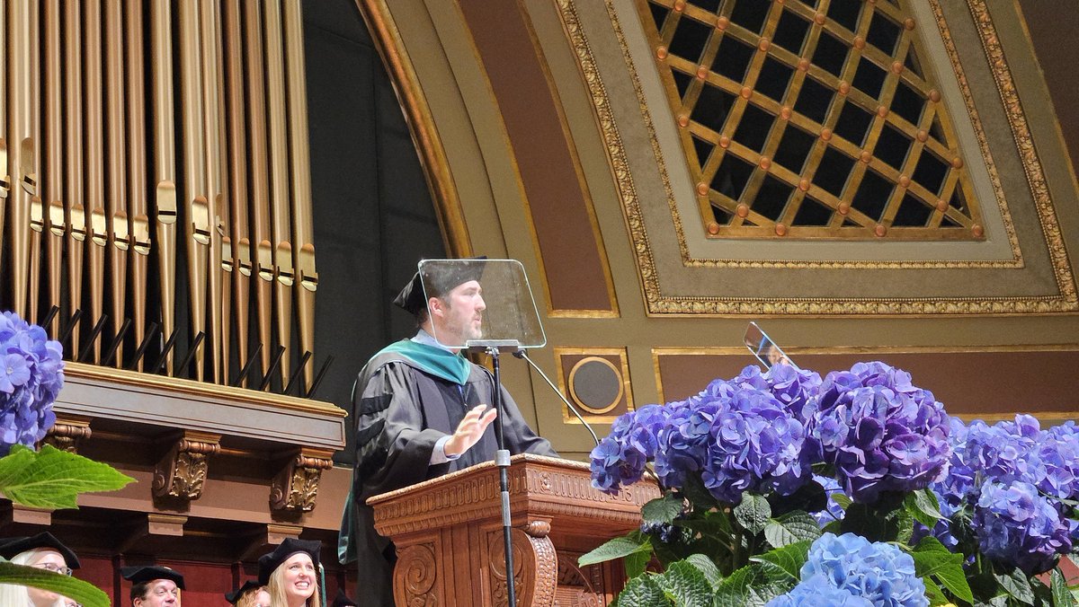 'Residency is one of the most rewarding, but also one of the most difficult things you’ll ever do. You can’t do it alone... Help each other and let other people help you. Create that culture wherever you go and sustain it throughout your career.' @DGlaucomflecken #MGoGrad