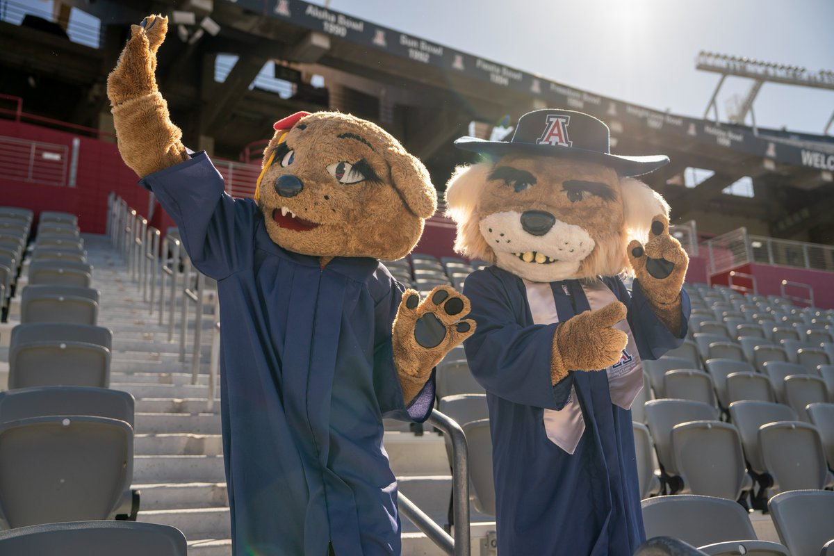 Commencement fit check! 🎓 Is your regalia ready to go? 🎓 Are you wearing comfortable shoes? 🎓 Is your SPF applied? 🎓 Do you have your QR code? Share your fit using #BearDownGrad and #WildcatForLife for a chance to be featured on the screens before the ceremony!