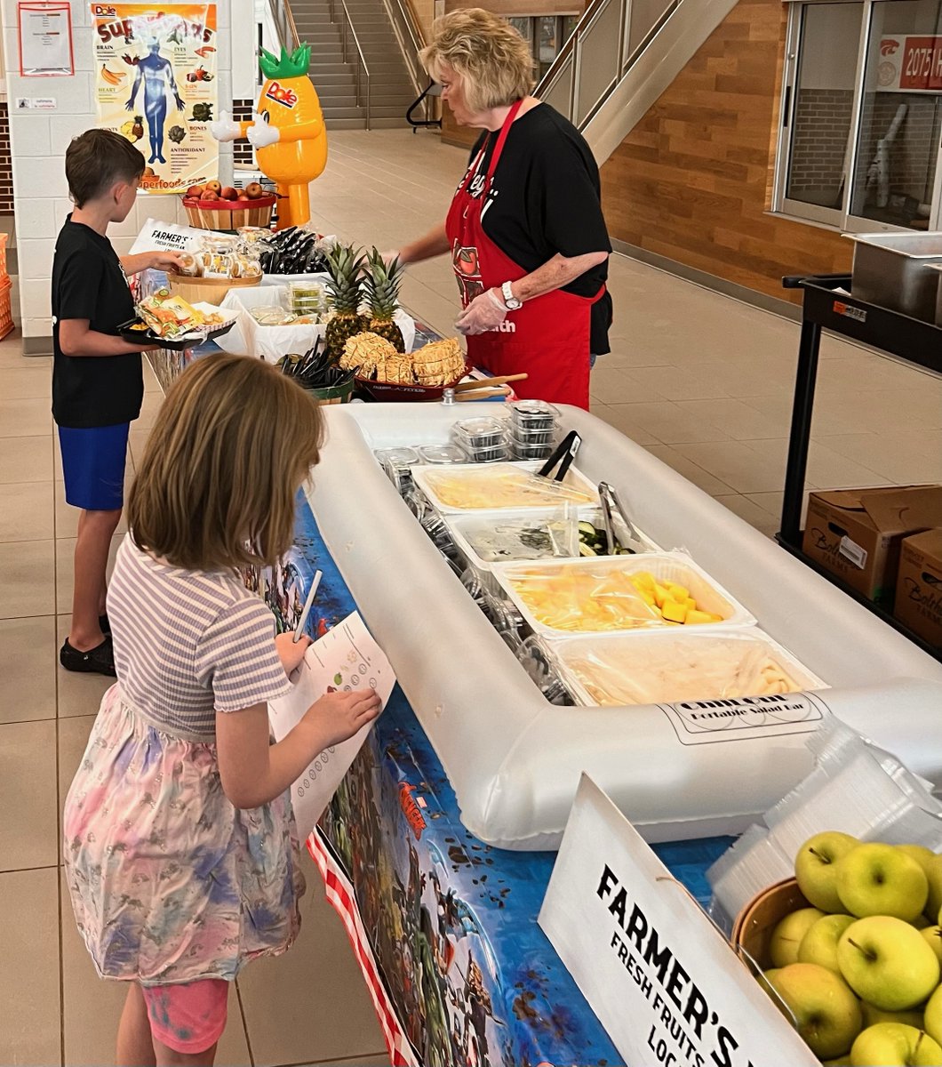 Students enjoyed a tasty journey at the Farmer's Market Fresh Produce Tasting hosted by Hardees Fresh Produce. From crisp apples to tropical pineapple, they sampled a variety of flavors and shared feedback for upcoming menus. Excitement builds for more culinary adventures ahead!
