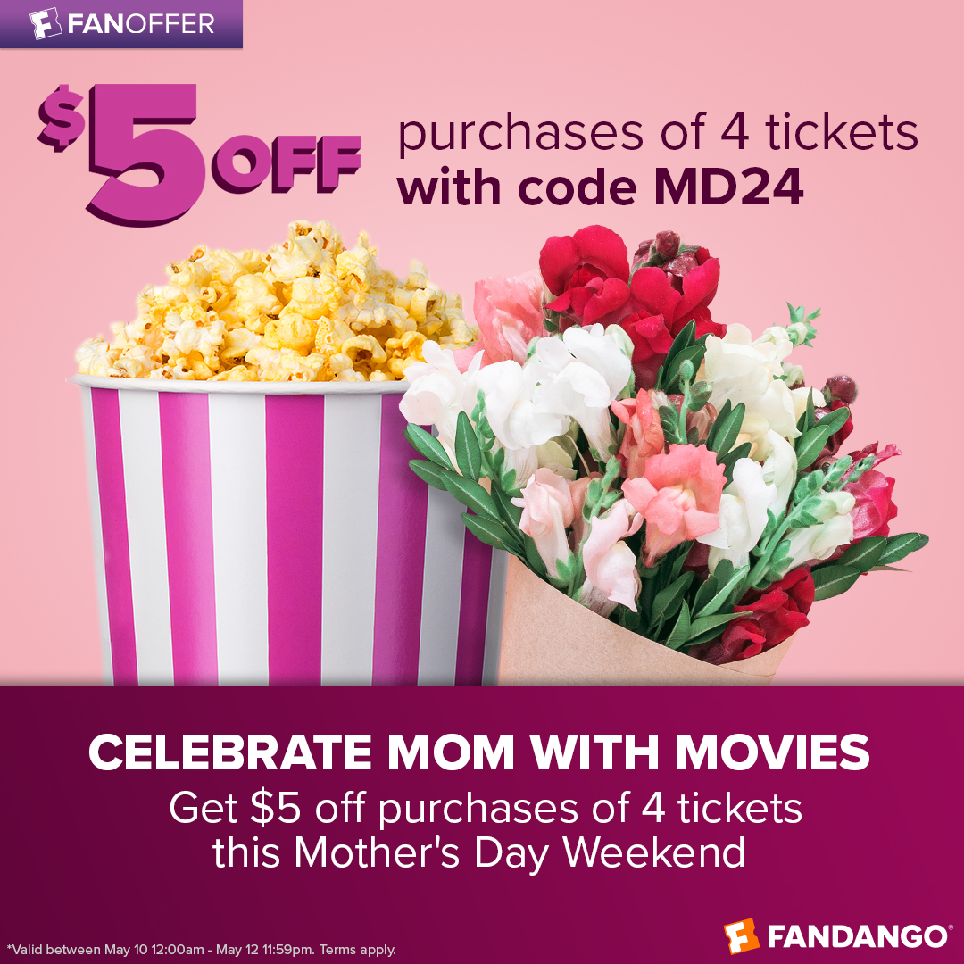 Mother's Day is only a couple days away! ❤️ Right now you can get $5 off any four or more tickets bought between May 10-12 using code MD24. See more here👇 fandan.co/Tickets