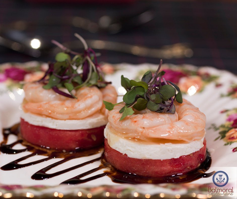 Take your taste buds on an adventure this World Shrimp Day with our Isle of Mull chilled shrimp, watermelon and goats cheese! 🤗 A fantastic flavour combination! 

 #worldshrimpday #yelptop100 #scottishfare #stcharles #foodie #explorescotland