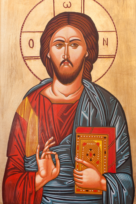 'May the perfect grace and eternal love of Christ our Lord be our never-failing protection and help.' - #SaintIgnatiusofLoyola 📷 Sacred Icon of Jesus / © ZekaG / #GettyImages. #Catholic_Priest #CatholicPriestMedia #Eastertide