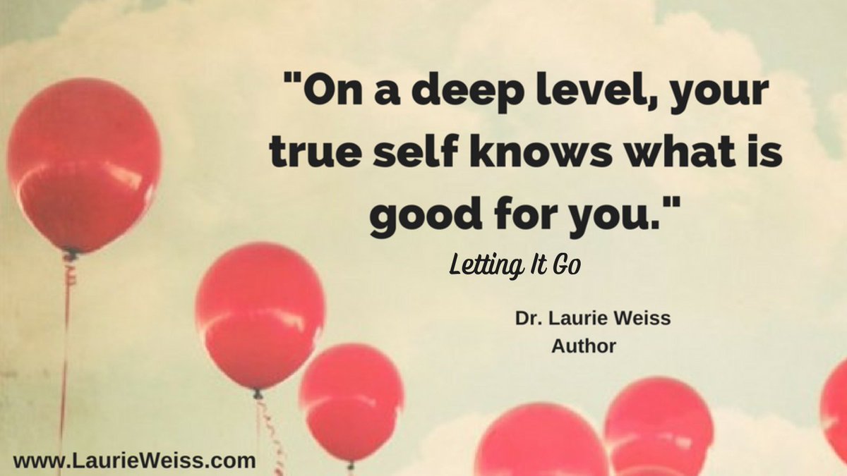 LaurieWeiss's tweet image. "On a deep level, your true self knows what is good for you." - Dr. Laurie Weiss

Who do you #resent? Does remembering cause #anxiety? #Book shows you how to let it go. bit.ly/397WWJV… via @BublishMe