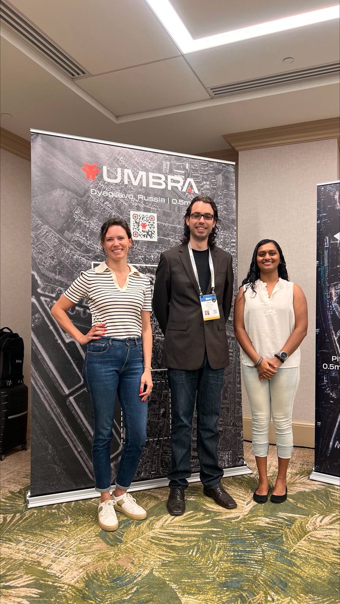 We got this far for one simple reason, the awesome team at @umbraspace! We have rapidly commercialized SAR analysis and continue to grow our operations thanks to the Umbra Open Data Program.

We attended #GEOINT 24 to discuss Erebus Production Monitoring with the team that we