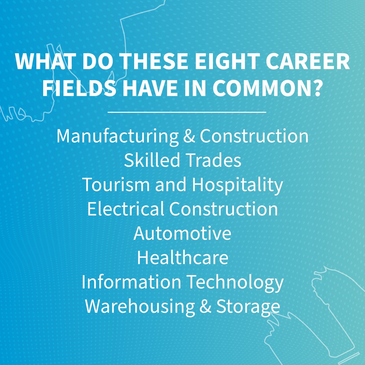 These are the career fields you can explore virtually when you make an appointment at your local BCW/Workforce OhioMeansJobs centers. Call or contact one of our offices today to explore your next career! loom.ly/QzeflOU #OhioMeansJobs #BCWWorkforce #ContactUs