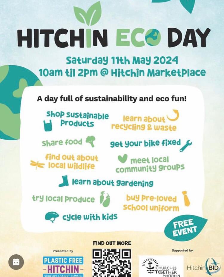 We’ll be at Hitchin Eco Day on Saturday!

Members of our committee will be at the square in Hitchin town centre to talk about our group and @RamblersGB 

@PlasticFreeHit