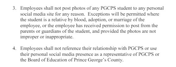 Did you look at the school district social media policy? He violated at least two clauses of district policy just by posting the kids on his personal page. A strong argument can be made that he also violated a 3rd clause covering images of students on his personal device