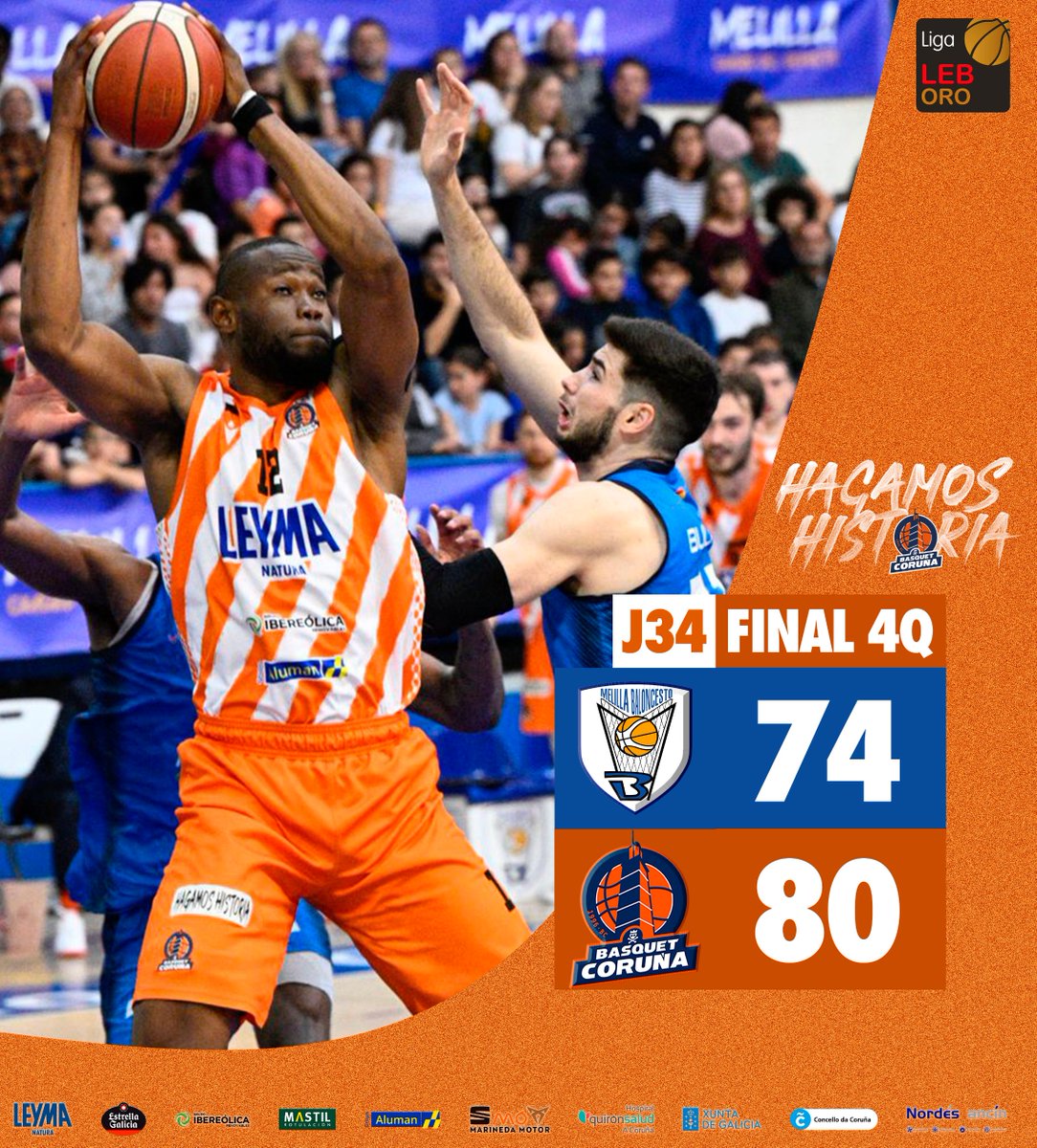 Leyma Basquet Coruña 🍊 tweet media