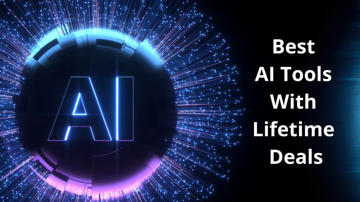 Best AI Tools With Lifetime Deals bit.ly/4a8lO3F #ArtificialIntelligence #aitools #DigitalProducts #DigitalMarketing #Software #LifetimeDeals #OnlinePresence #socialmediamarketing #OnlineBusiness #startup #SmallBusinesses #BusinessGrowth #Productivity #growthhacking
