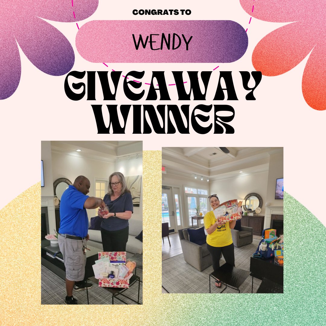 Wendy is the winner of our Mother's Day gift basket! Thank you to all that participated. We hope everyone has a special day!

#mothersday #crownewinner #midlothianva #weloveourresidents