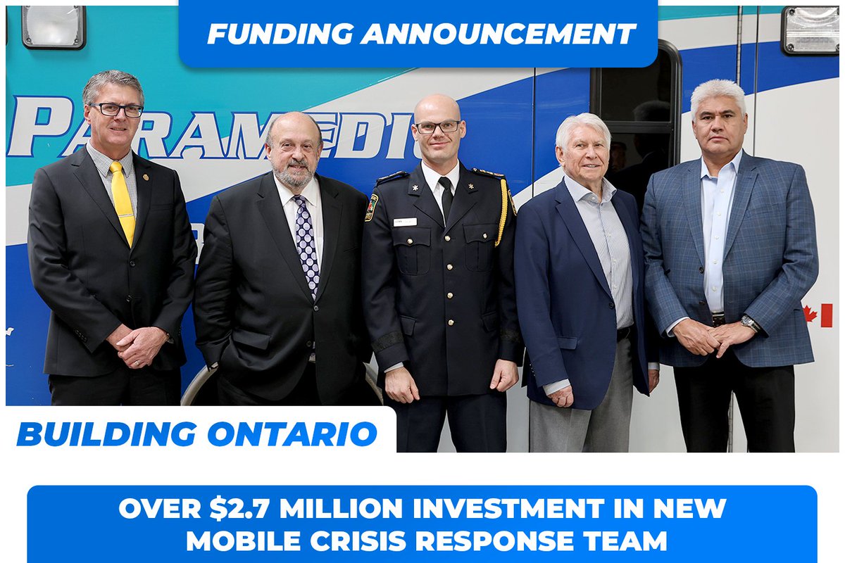 Today, I had the privilege of joining Associate Minister Michael Tibollo to announce a significant investment of over $2.7 million by the provincial government in Thunder Bay.