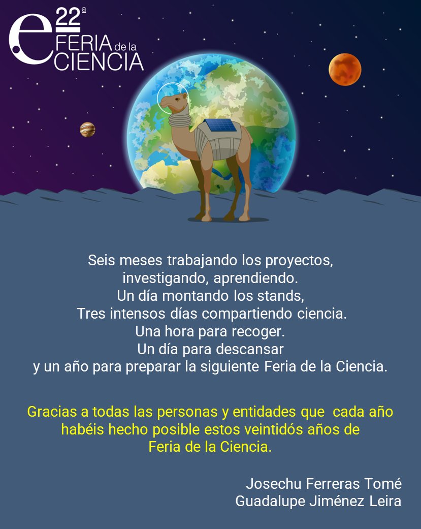 22 años compartiendo ciencia en la #22FeriaCiencia