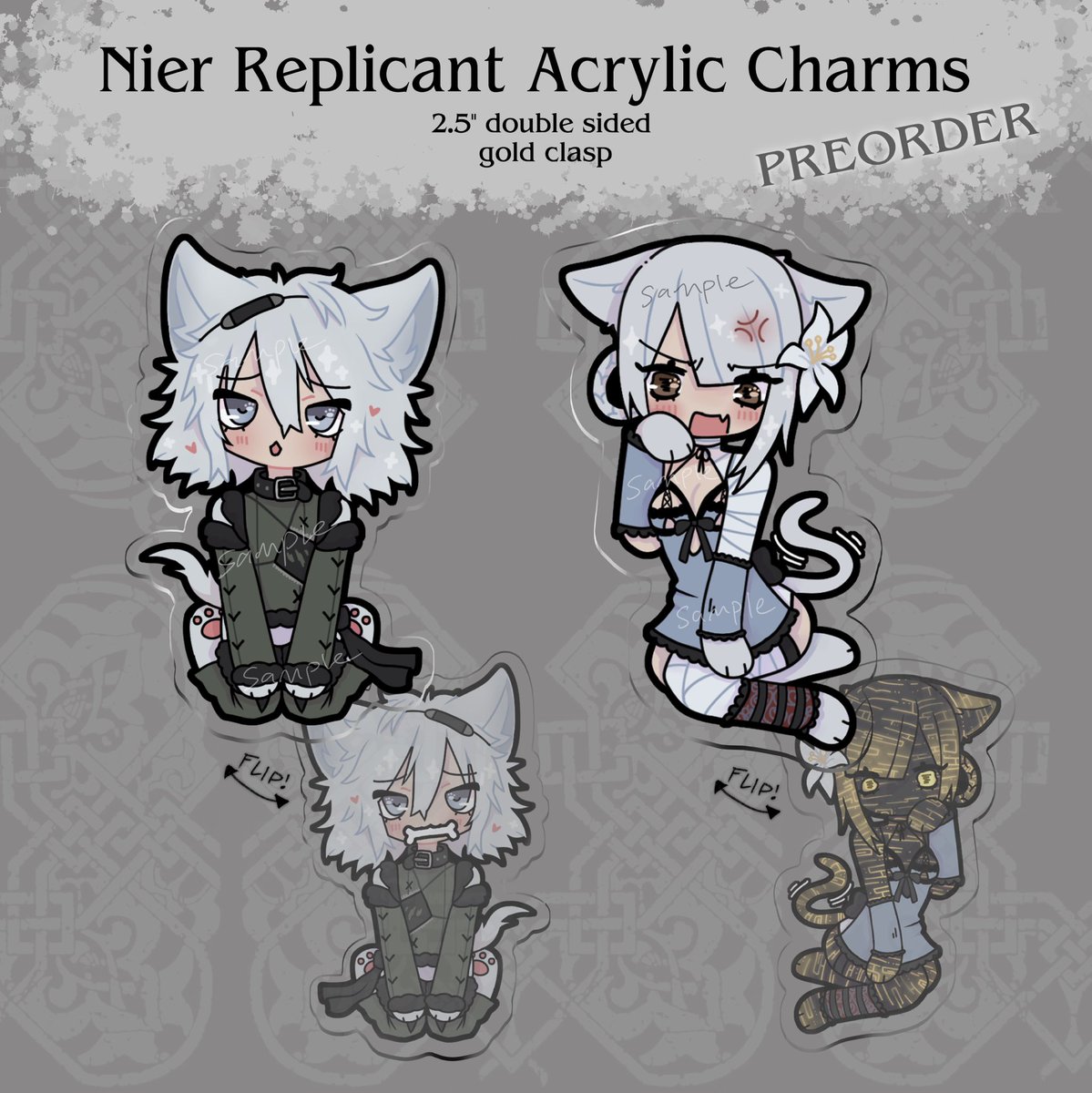 interest check on these replicant bro nier and kainé keychains! it’ll be a preorder & will ship out in june. poll below! 🪡
#NieRReplicant #NieR #ニーアレプリカント