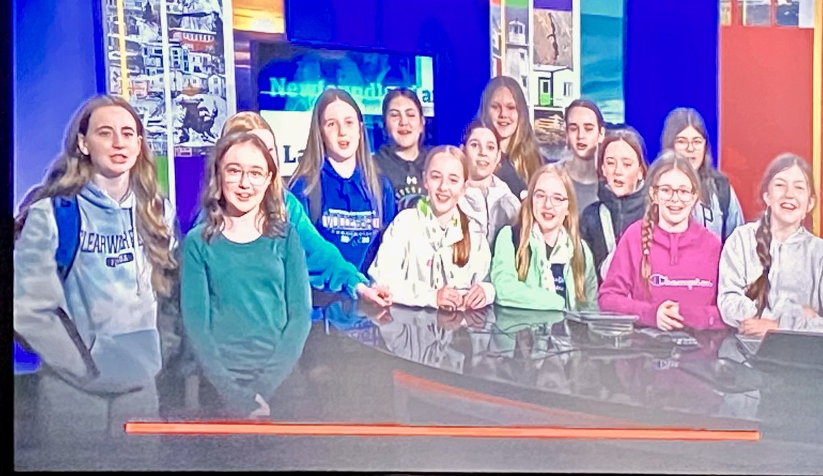 It was such a wonderful surprise to see these @VillanovaSchool beautiful people on @hereandnow @CBCNL tonight! The Guiding organization is better with you participating!!!