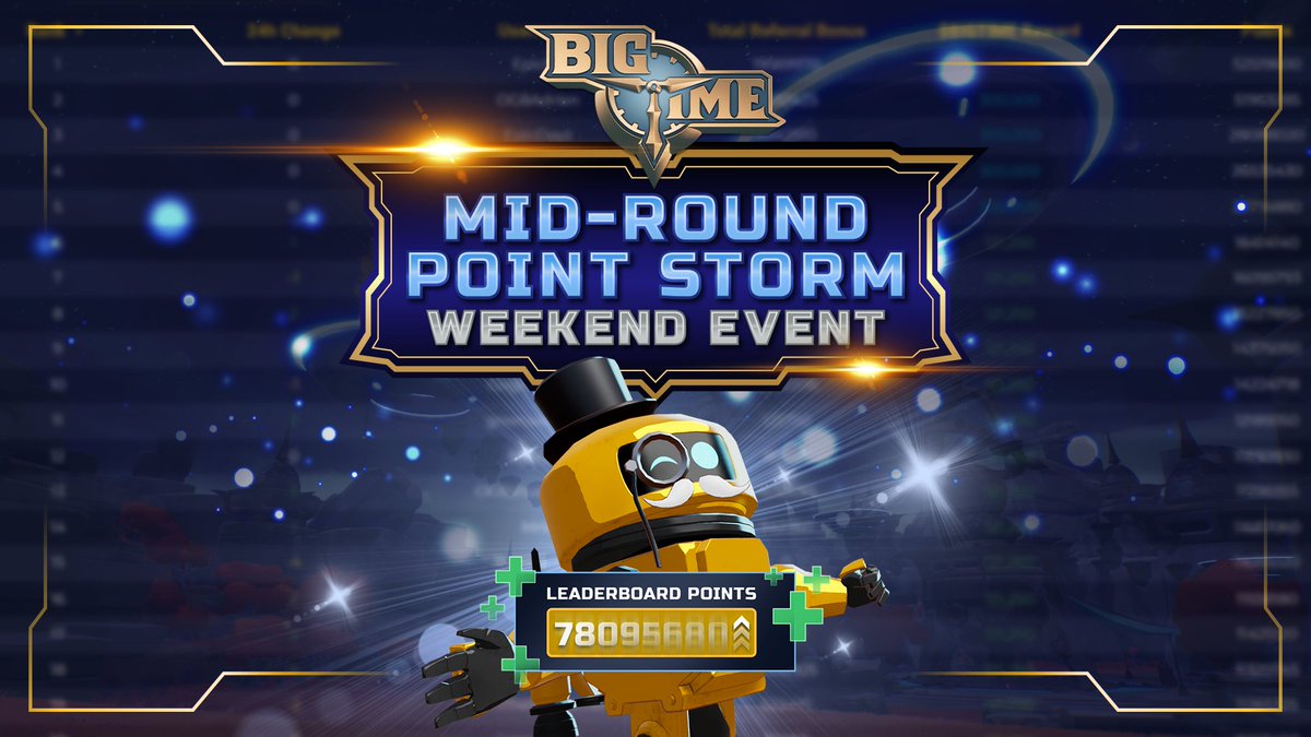 🏁 Mid-Round Point Storm 📅 Starting now and ending on May 13, 2024, at 23:59 UTC. ⭐ During this event Earn twice the usual points from all activities! Seize this opportunity to climb the ranks and make your mark. more info: discord.com/channels/66634…