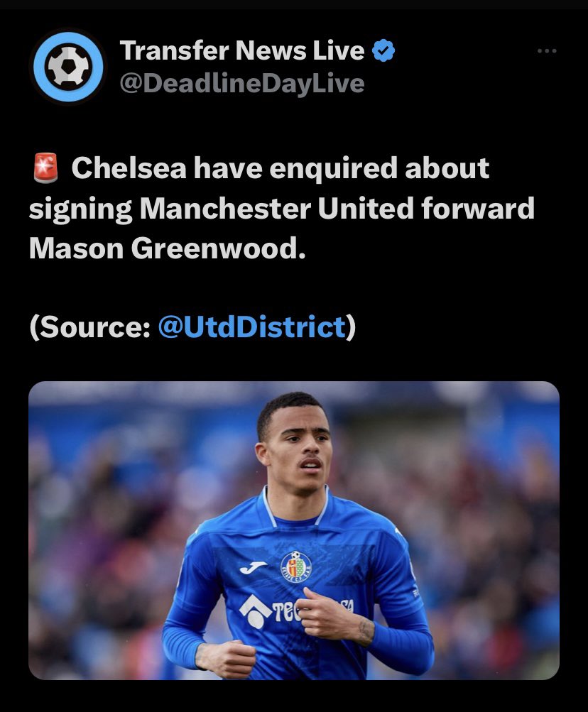 TheGreenTurf2's tweet photo. Mason Greenwood to Chelsea? Chelsea have enough problems already, pass… #CFC #ManUtf https://t.co/QXdtQyswQG