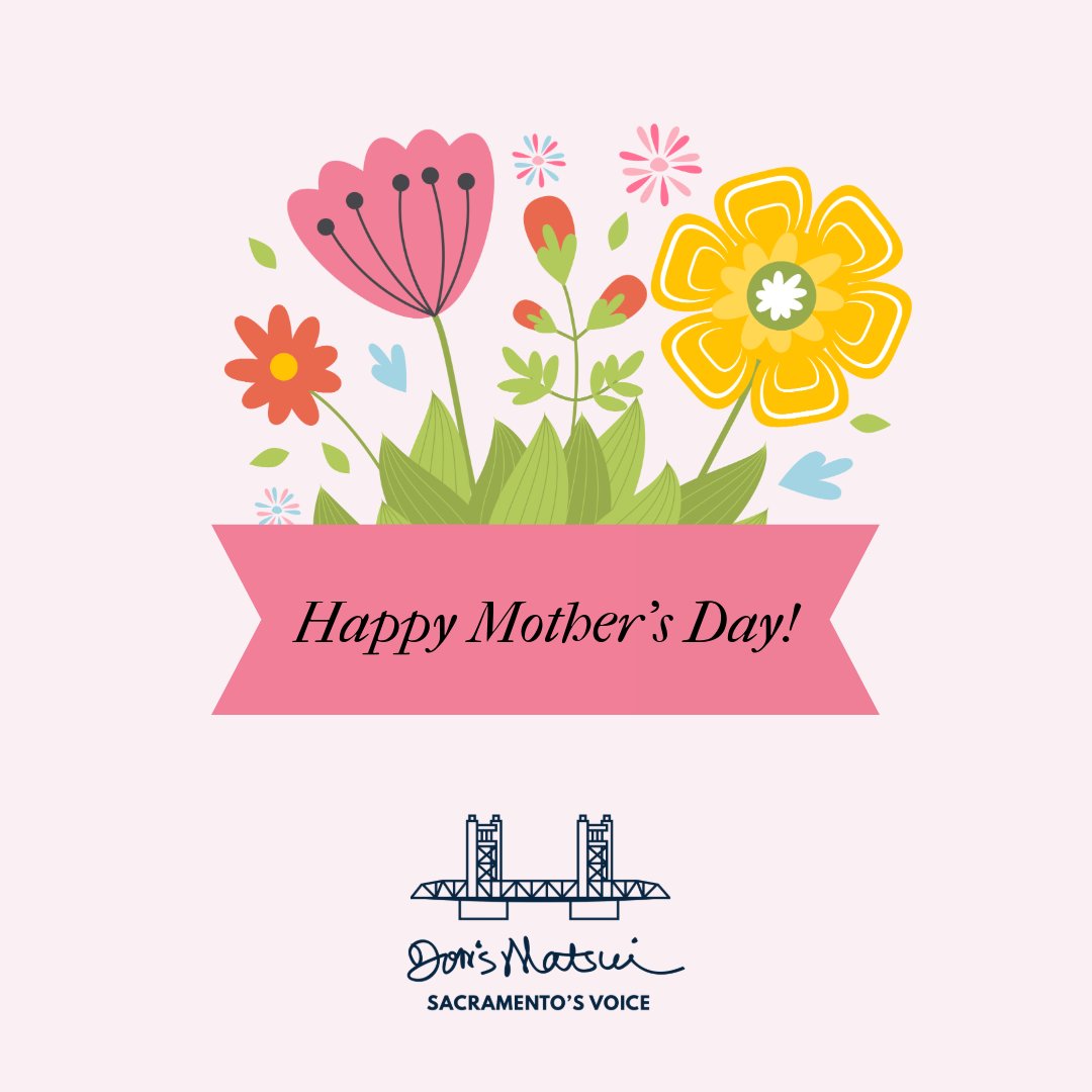 Happy #MothersDay! 💐 Today, we recognize the moms and mother figures in the Sacramento region and across the nation who contribute to our communities and who've sacrificed and worked hard to help us be the best we can be.
