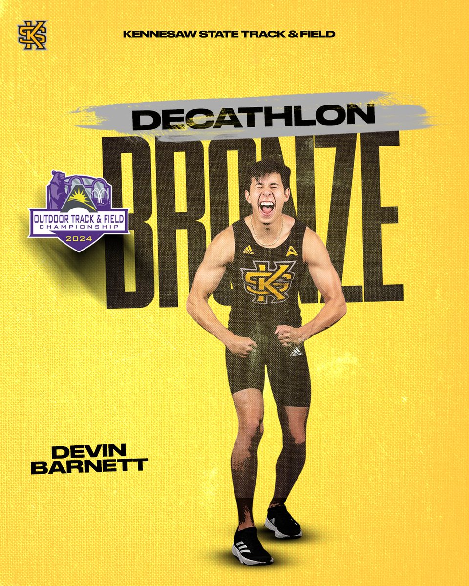 A🥉in the decathlon!

Devin Barnett takes third with 6⃣2⃣5⃣5⃣ points 

#ThinkBigger | #HootyHoo