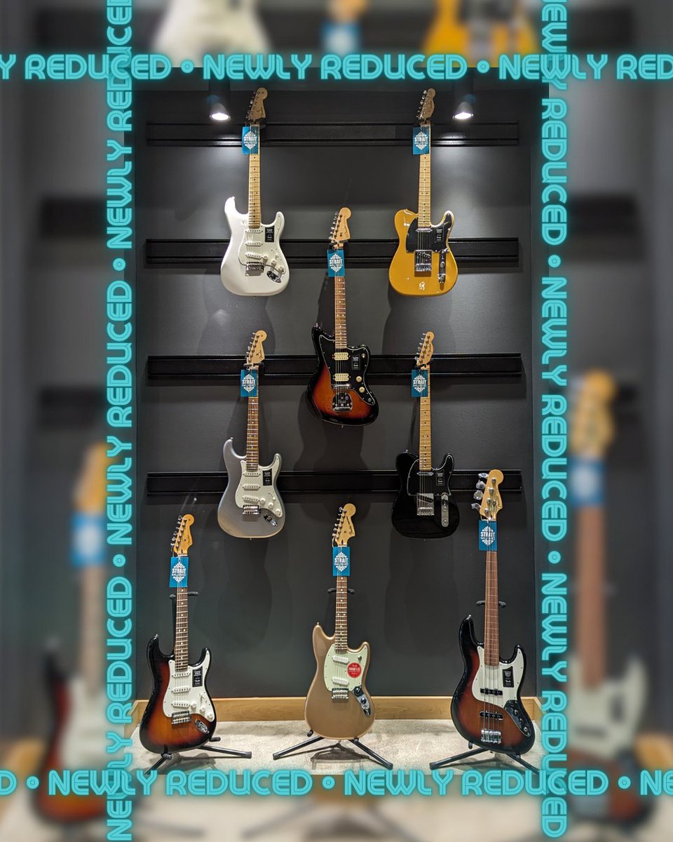 👀 If you've been eyeing a shiny new Fender from the Player Series, this is your sign: ALL Player Series guitars have newly reduced pricing! Stop by this weekend to demo these beauties & find your favorite! 👉 Shop Online: tinyurl.com/55r63p7a #FindYourFender #fenderfriday📷
