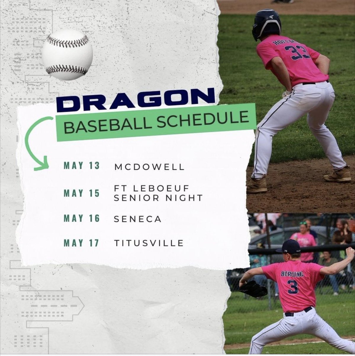 Tomorrow’s game at Saint Mary’s is cancelled and will not be made up

Here is the schedule for the last week of the regular season. All four games will be at home