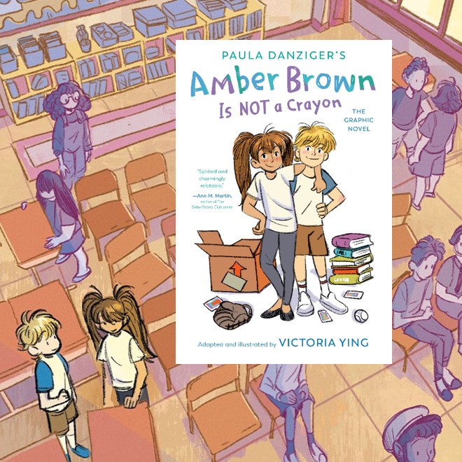 This #graphicnovel adaptation of Paula Danziger's classic chapter book adds layers of nuance to all of Amber's ups and downs, making her story burst from the page even more than before. Amber Brown Is Not a Crayon: The Graphic Novel goes on sale May 21st! #prhinternationalcomics
