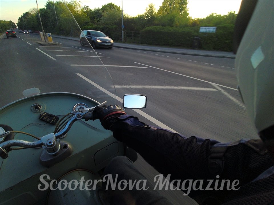 A nice cool ride this evening…