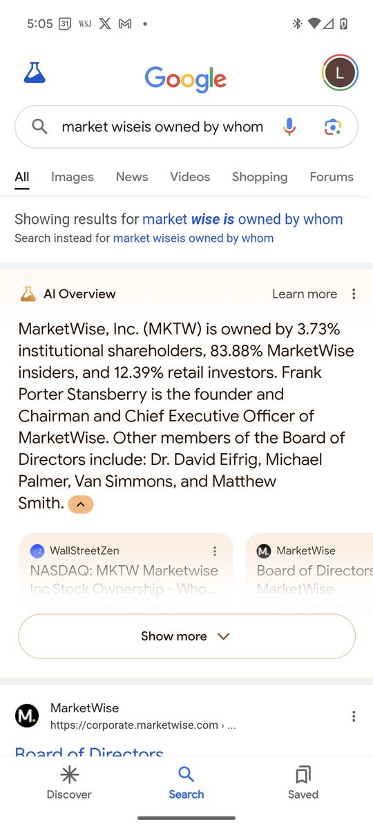 Larry58756018's tweet photo. @InvestorPlace Investors place is owned by marketwise. #Marketwise is is part of #stansberryresearch. Can you imagine a research company that tells there patrons that AMC sucks. Hmmm https://t.co/kVEWBgIN1Y