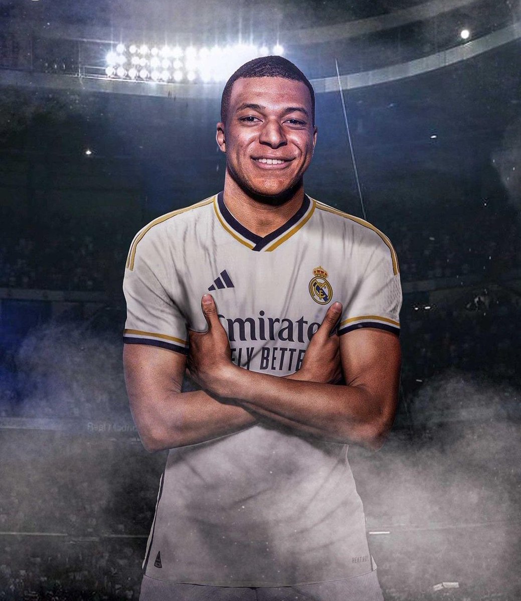 Madridismoreal's tweet photo. ¿Te ilusiona la llegada de Mbappé al Real Madrid? 

RT = Si. 
MG = No. https://t.co/8SzYCDCs1Y