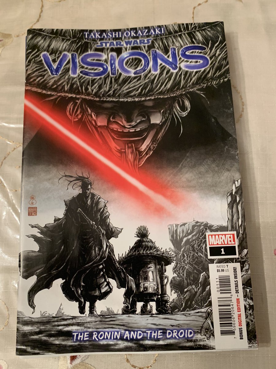 #StarWarsVisions @takashiokazaki @AkiYanagi @CommentAiry Across a wasteland walks a lone ronin with a droid by his side. How did they get here? How did they meet? A fascinating alternate vision of the Jedi vs Sith mythos but one in line with its origins #NCBD #OneMinuteBadReviews