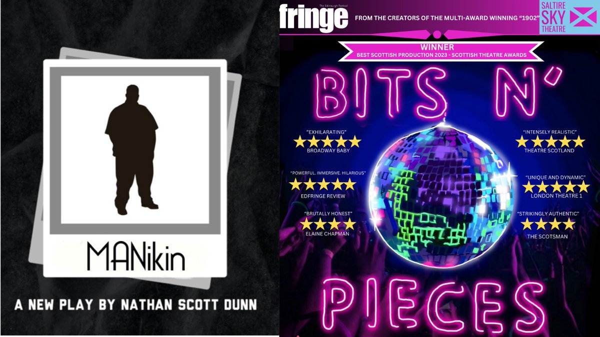 Well_DunnNathan's tweet photo. Tickets for my TWO wee plays are on sale! Absolutely buzzing to be bringing these shows back to @edfringe! Get yersel along!

#supportnewwriting

🎫- https://t.co/oNb3Ed3UN9 https://t.co/bOrS457Hw3