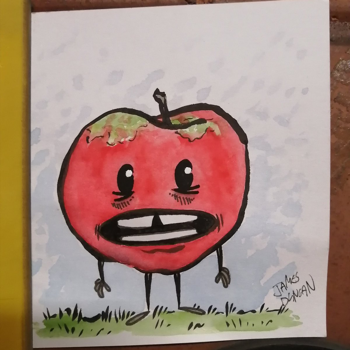 A Doctor a day, keeps the apple away!
#leftart #doodle #art #apple