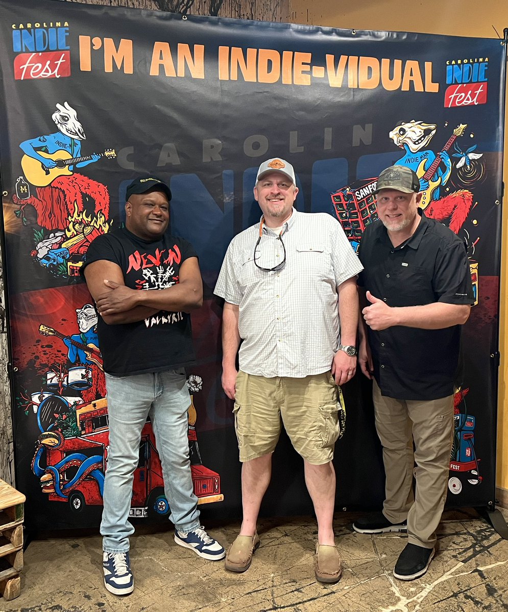 justinraywill's tweet photo. We are at the Carolina Indie Fest! This event is amazing, with so many talented artists showcasing their work and we are having a great time listening to the live indie music. The energy here is electric! #indiefest #indiemusic https://t.co/TqqFzy69Nb