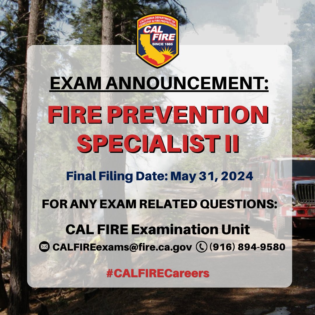 CAL FIRE Careers tweet media