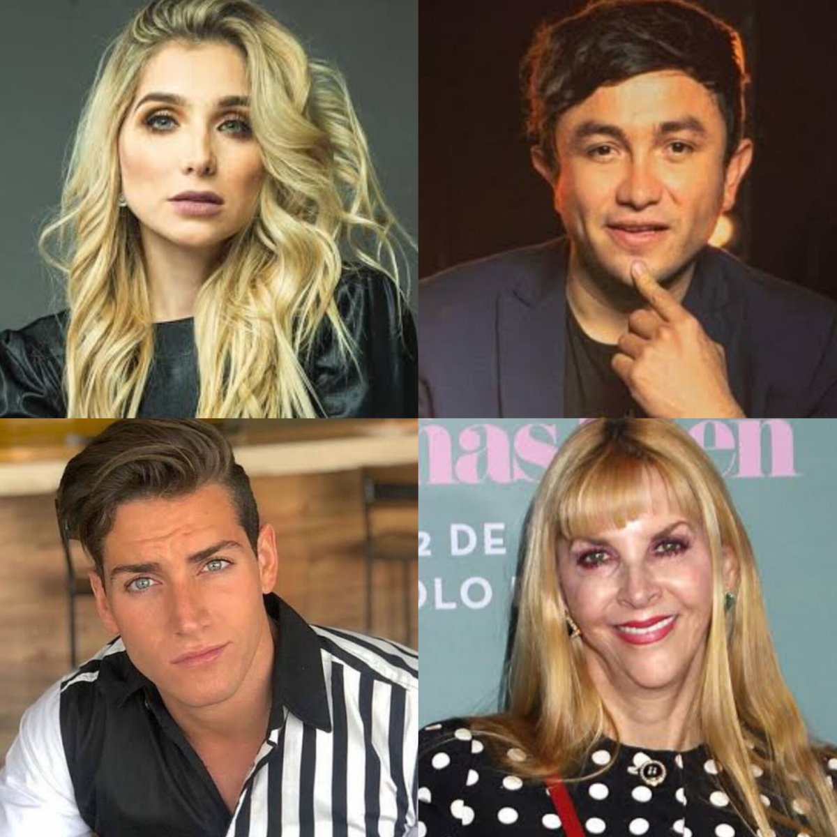 De acuerdo con información de <a href="/Kaffievillano/">Álex Kaffie</a> y <a href="/Hugomaldonadotv/">Hugo Alexander Maldonado</a>, cuatro nombres que se barajan para La Casa de los Famosos México 2 son:

▪️Marcela Mistral (cantante)
▪️Gabriel Cuevas (comunicador)
▪️Agustín Fernández (influencer)
▪️Shanik Berman (comunicadora)

#LCDLF4