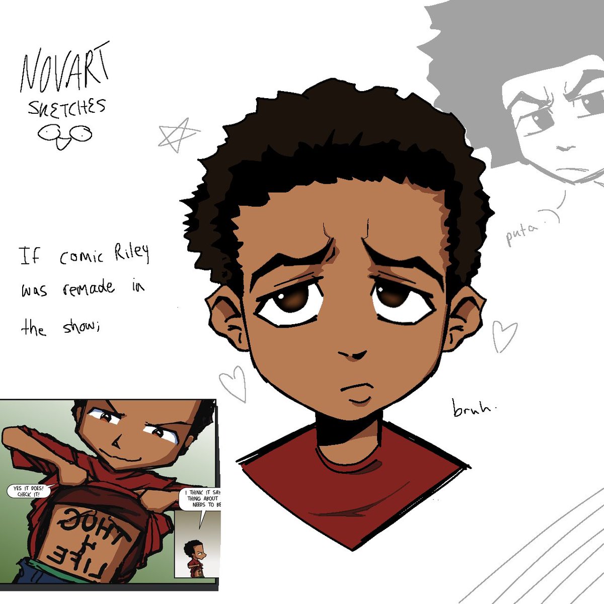 Had to revive this account ❤️

#theboondocks #rileyfreeman #hueyfreeman #fanart #freemancest