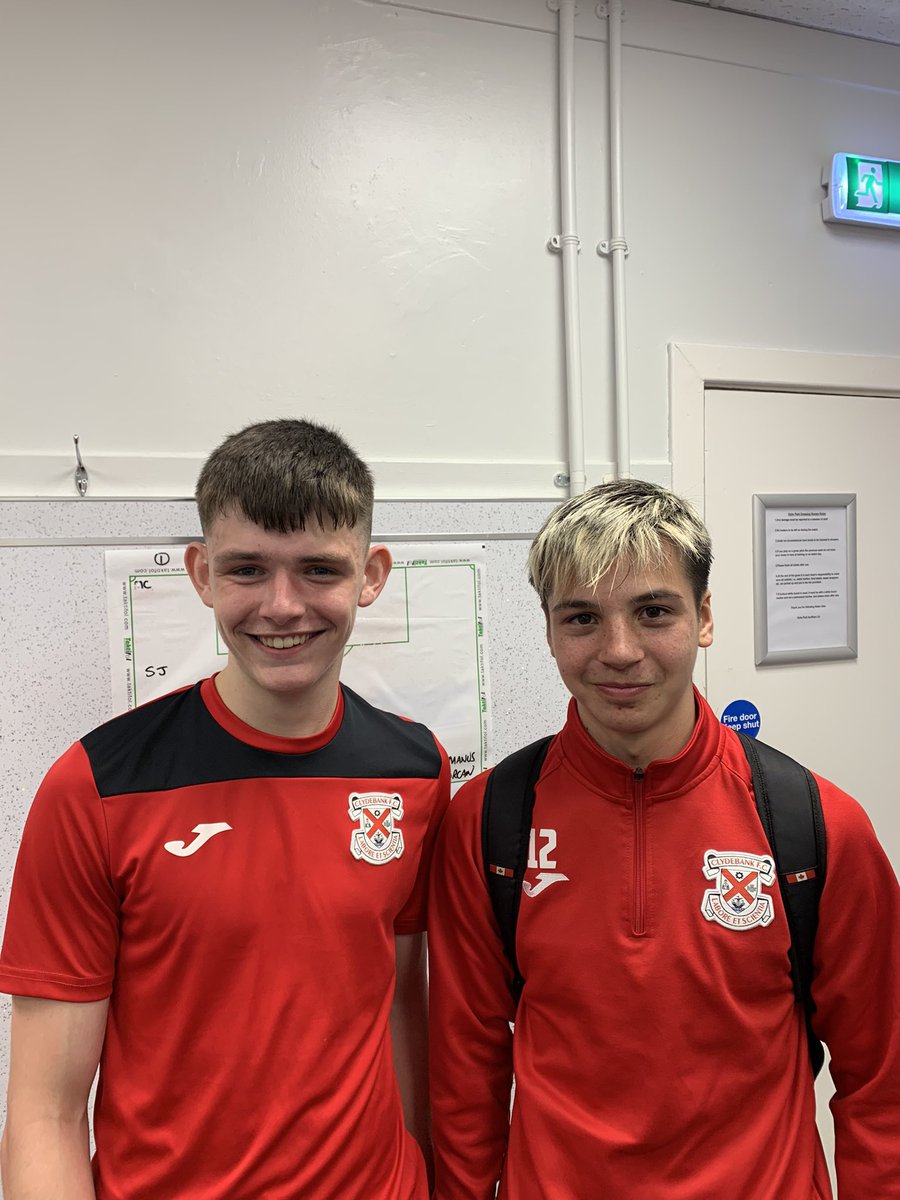 Well done to our 07s Franco and Struan who made their debuts tonight from our U17 - really impressive from both 👌🏻