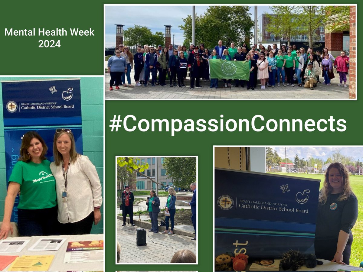 #CompassionConnects at the community events during Mental Health Week in our communities. #CalledToLove