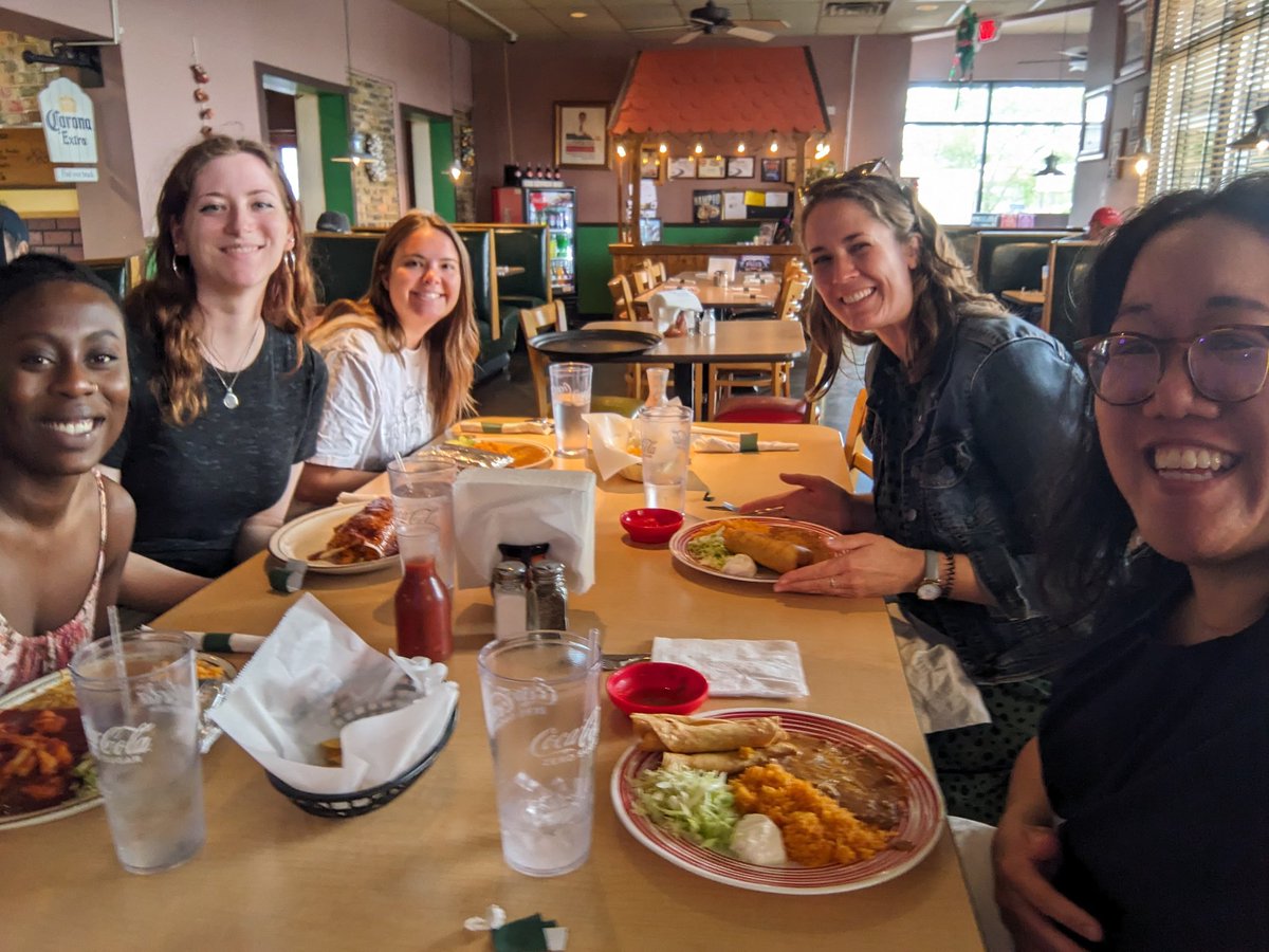 Celebrated three fantastic undergraduate researchers who are graduating after ~4 semesters in our research lab! Cheers to these amazing and thoughtful women and all their hard work - we will miss you dearly! Wishing you all the best as you take on the world! <a href="/STEMatND/">Notre Dame STEM ED</a> <a href="/ieiatnd/">IEIatND</a>