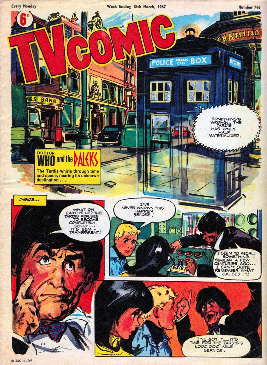 Ah this brings back memories I loved TV Comic as it had the best TV Strips in its pages from Doctor Who, The Avengers,Adam Adamant Lives, Fireball XL5 and so many more. Every week this was great to buy.