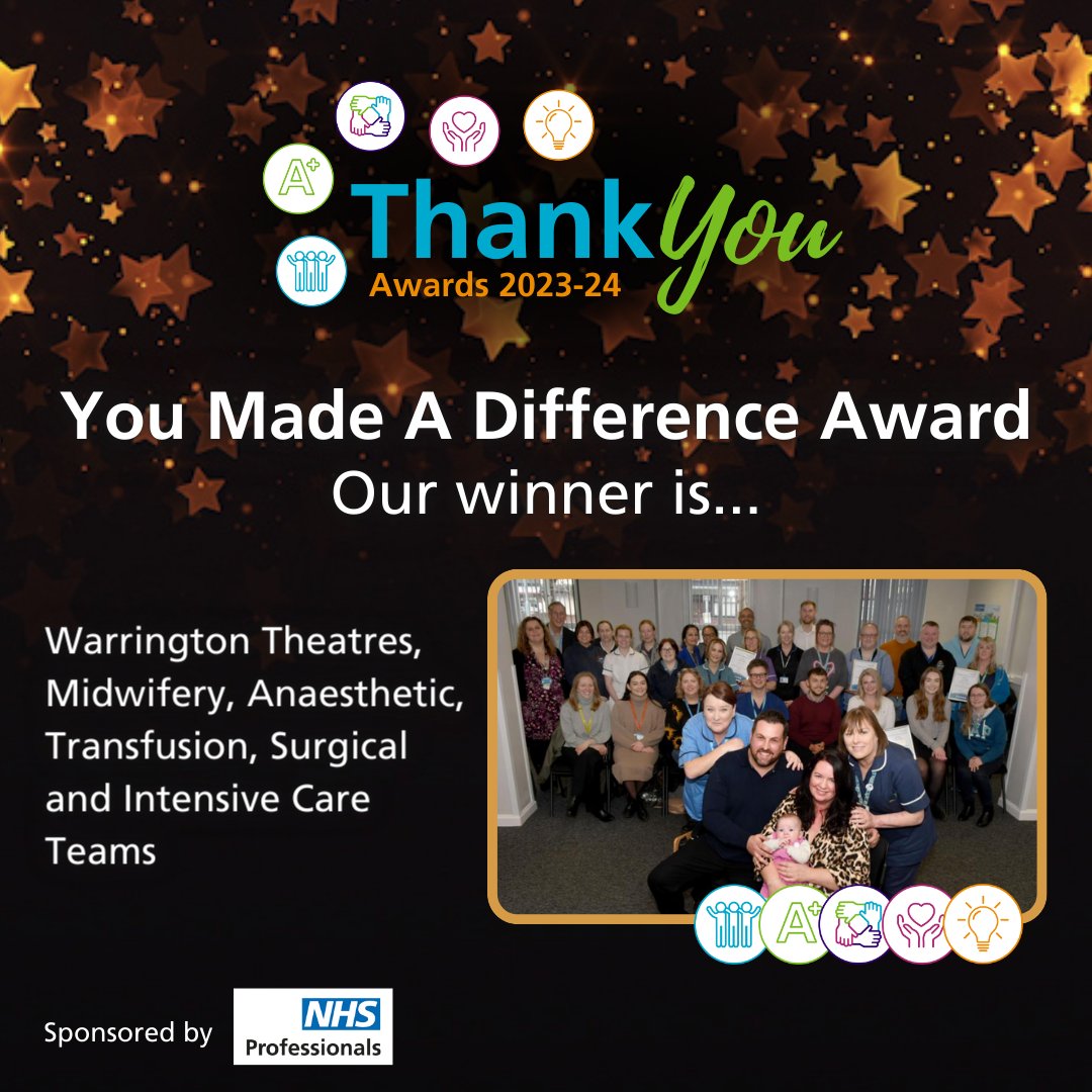 🌟 The You Made A Difference Award winner has truly stood out in making a positive impact on others. Let's give a big round of applause to January's winners for their remarkable contributions to our organisation! #ThankYouWHH